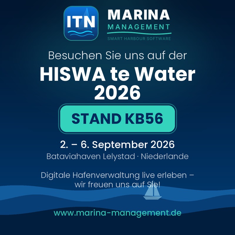 ITN Marina Management at HISWA te Water 2026 – booth KB56
